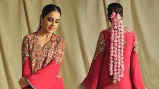 genelia deshmukh diwa;i look