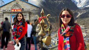 Sara Ali Khan Kedarnath visit