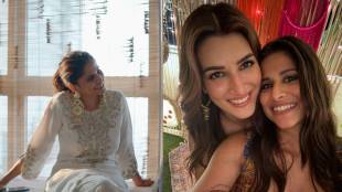 Sai Tamhankar Diwali party with Kriti Sanon