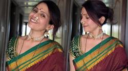 Photos : “Last post of this saree” म्हणणाऱ्या ऐश्वर्या नारकर यांची ‘ही’ खास साडी कोणती? पाहा त्यांचा मनमोहक मराठमोळा लूक!