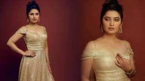 Photos : ‘Old is Gold!’ प्राजक्ता माळीचा गोल्डन गाऊन लूक सोशल मीडियावर ठरला चर्चेचा विषय