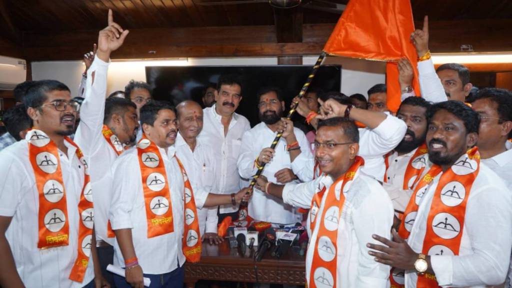 Thane local elections, Shiv Sena political entry, NCP to Shiv Sena shift, Eknath Shinde rally, Maharashtra local bodies election,