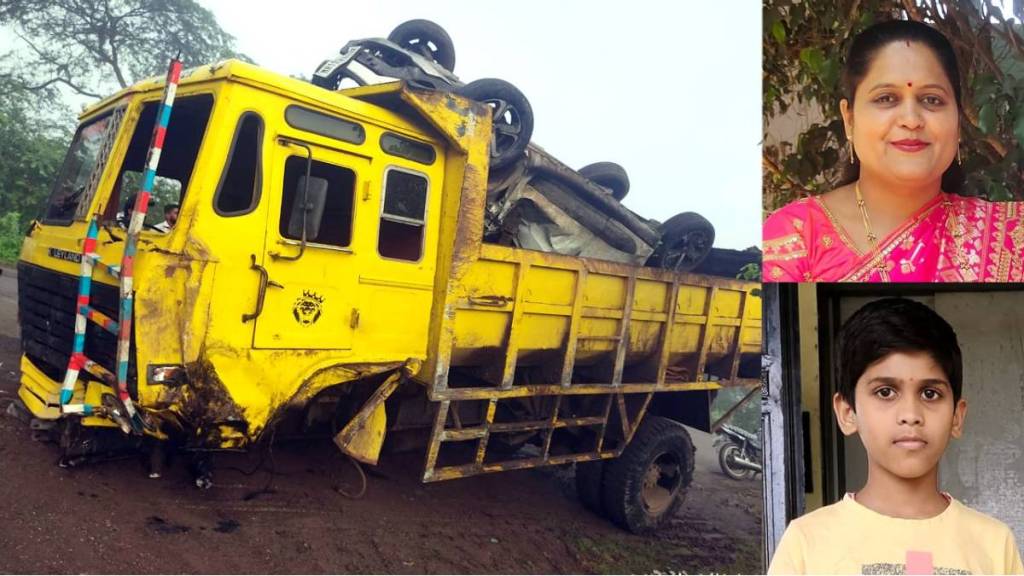 Jalgaon road accident, dumper hit Jalgaon, Tapi river bridge accident, sand dumper hit, fatal accident in Maharashtra,