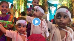 VIDEO: “बायकोशी वाद….” चिमुकल्याची वेशभूषा पाहून सगळेच थांबू लागले; गळ्यातली पाटी वाचून तुम्हीही पोट धरुन हसाल एवढं नक्की