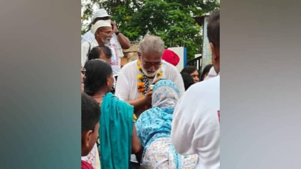 Hum Bharat Ke Log march, Tushar Gandhi foot march, social justice march India, Nagpur to Wardha march, constitutional protection rally, Maharashtra social movement 2025, grassroots leadership India, long-distance foot march India,