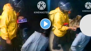 Shocking video blinkit delivery boy touches woman inappropriately while handing parcel