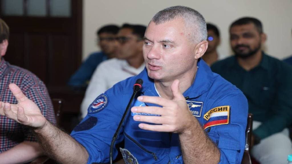Russian cosmonaut Denis Matveev