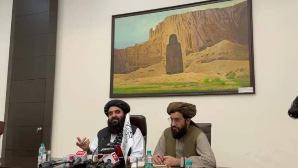 Taliban Foreign Minister India visit, women journalists barred, Modi government controversy, Amir Khan Muttaqi press conference,