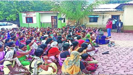 anganwadi workers agitation