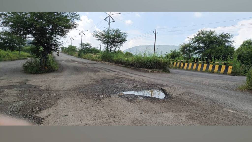 CIDCO negligence in Dronagiri node potholes on navghar bridge and bridge near Bokdvira