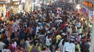 thane city markets crowd loksatta news