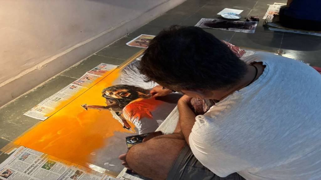 thane rangoli exhibition 2025 held in vartaknagar