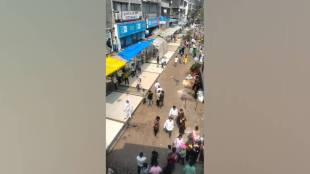 vashi division office of Municipal Corporation action against hawkers and cracker sellers