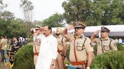 पोलीस स्मृतीदिनानिमित्त आदरांजली; पाषाण येथील पोलीस संशोधन केंद्रात शोक कवायत