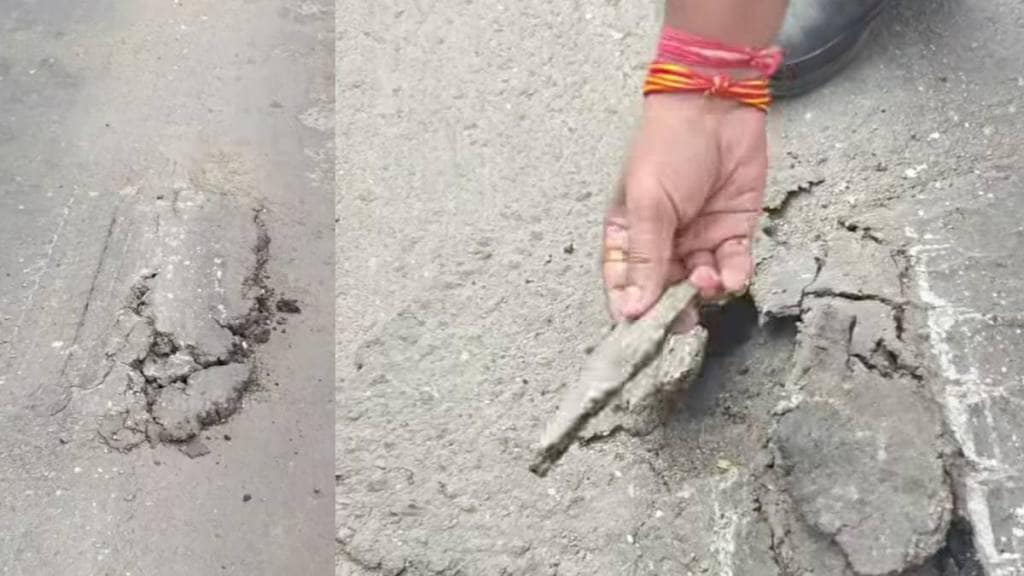 mira Road bhayandar bridge potholes
