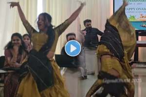 Young Girl dance on uyi amma song at office