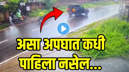 Overtaking accident video Whille Overtaking Bike Thar Collided With Truck Video Goes Viral On Social Media Overtaking accident video Whille Overtaking Bike Thar Collided With Truck Video Goes Viral On Social Media