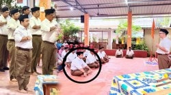 काळी टोपी, पांढरा शर्ट, खाकी पॅन्ट परिधान करून नितेश राणे RSS च्या कार्यक्रमात सहभागी, नेटकऱ्यांकडून जुन्या वक्तव्याची आठवण