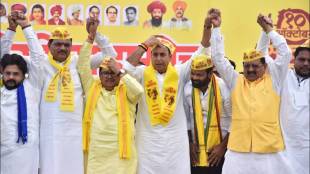 OBC community marches at Samvidhan Chowk in Nagpur; chants slogans against the government