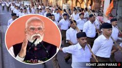 PM Modi on RSS: संघाच्या शताब्दी सोहळ्यानिमित्त पंतप्रधान मोदींचं मोठं विधान; म्हणाले, “स्वातंत्र्यलढ्यात संघ…”