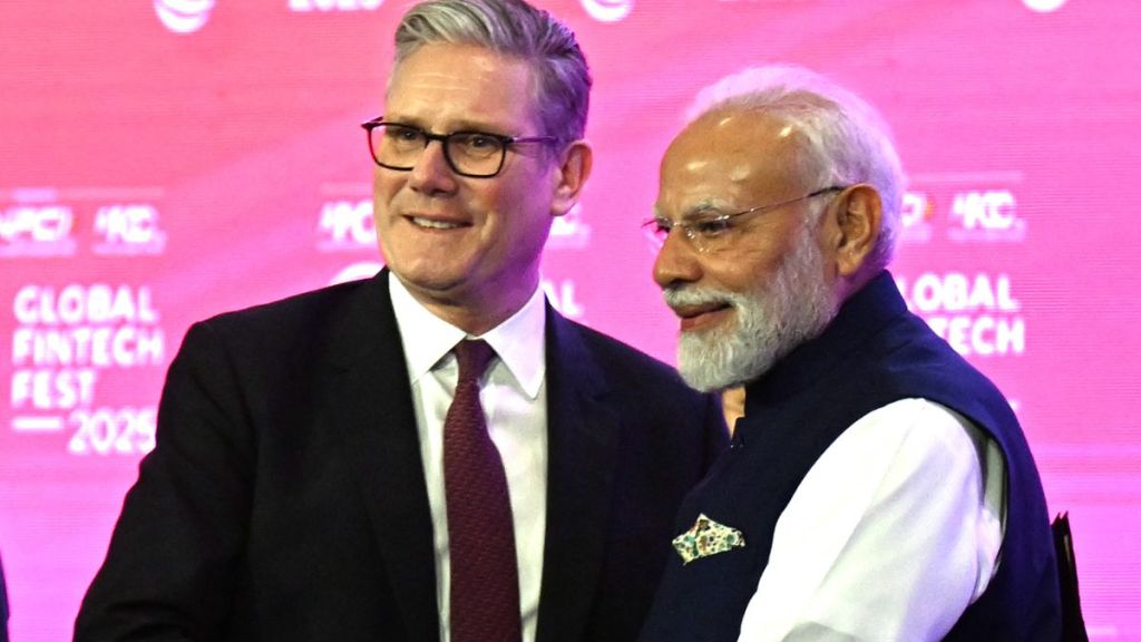 PM Narendra Modi Meets Keir Starmer