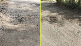 Palghar roads in poor condition