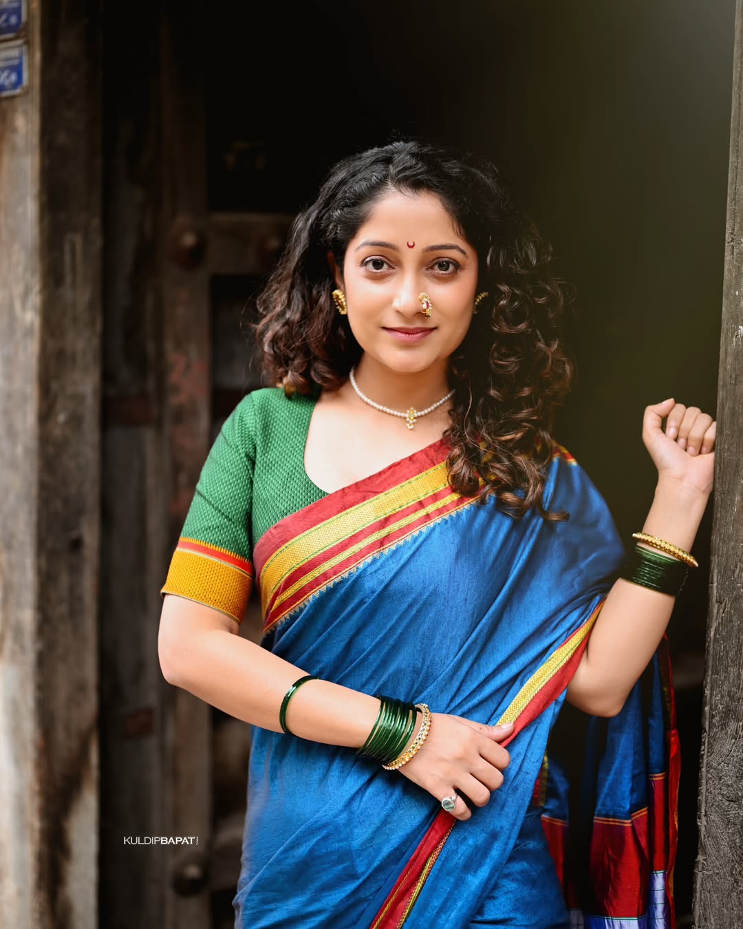 Pallavi Patil Diwali 2025 Saree Look