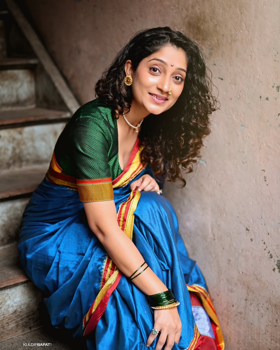 Pallavi Patil Diwali 2025 Saree Look