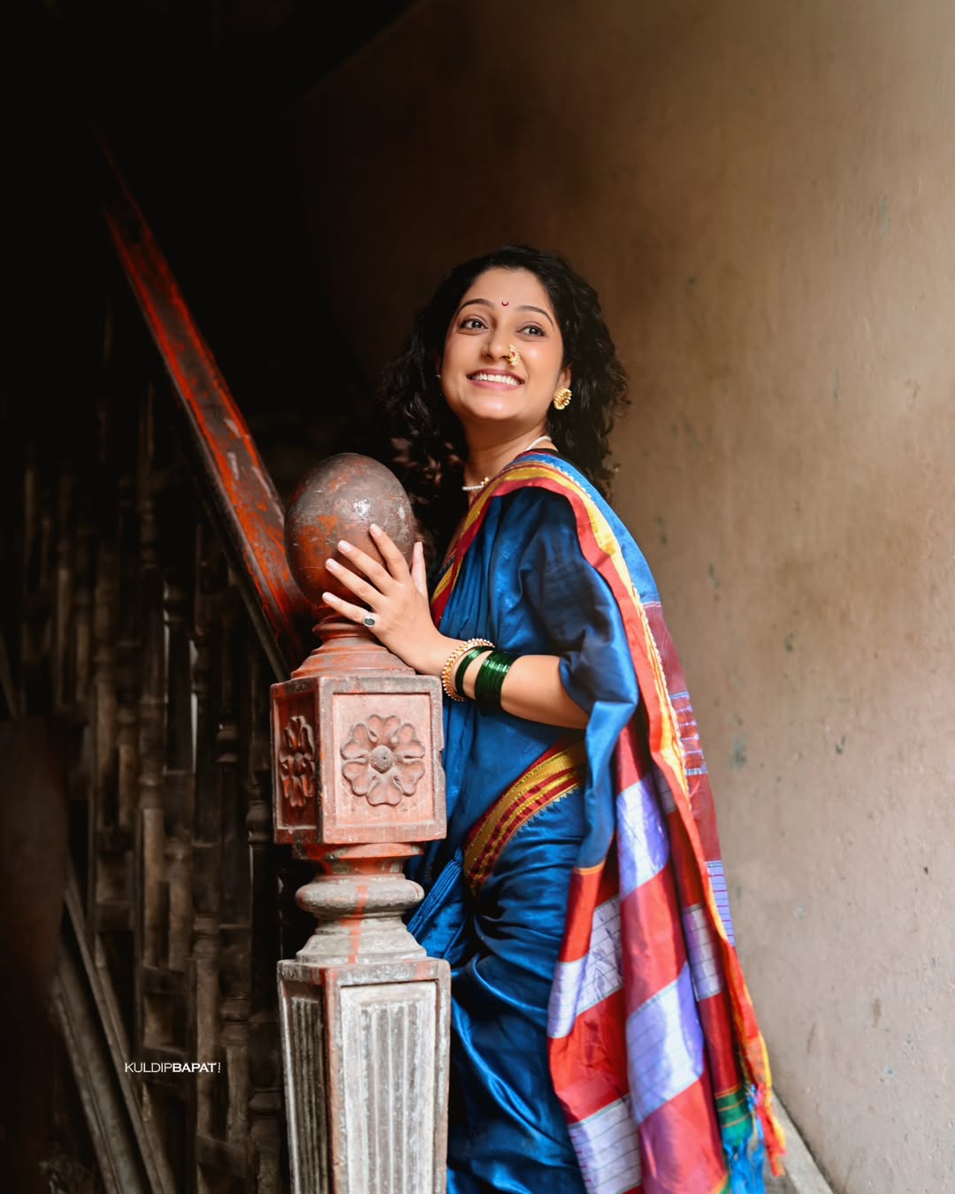 Pallavi Patil Diwali 2025 Saree Look