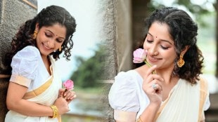 Pallavi Patil White Saree Look