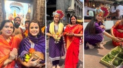 Photos: लग्नाची पत्रिका, हिरव्या बांगड्याचा चुडा अन्..; प्राजक्ता गायकवाड पोहोचली तुळजापूरला