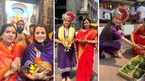 Photos: लग्नाची पत्रिका, हिरव्या बांगड्याचा चुडा अन्..; प्राजक्ता गायकवाड पोहोचली तुळजापूरला