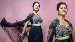 Photos: ‘ओढणी उडतेय, गाण्यात..’; प्राजक्ता माळीचा काळ्या लेहेंग्यातील लूक चर्चेत