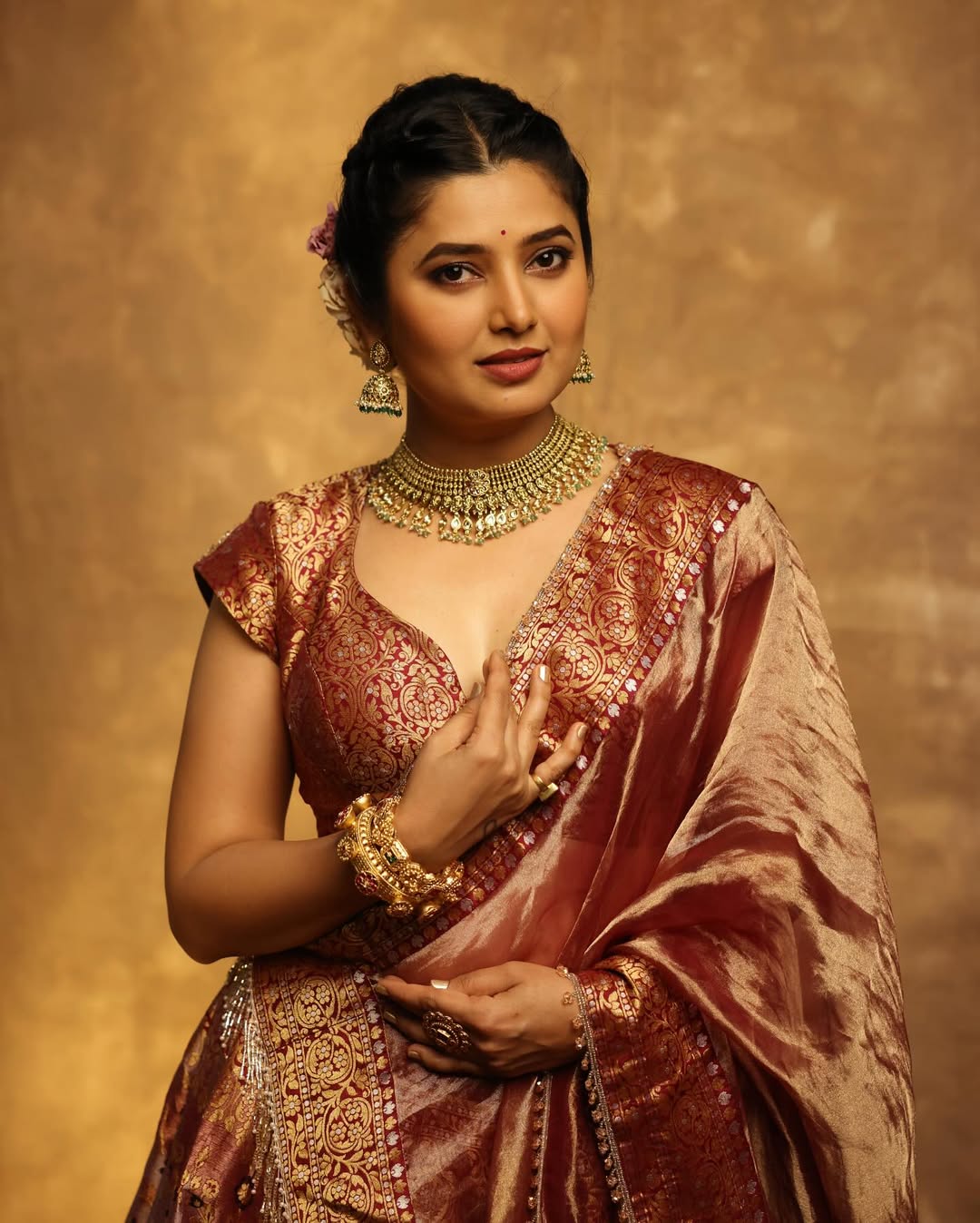 Prajakta Mali Lehenga Look