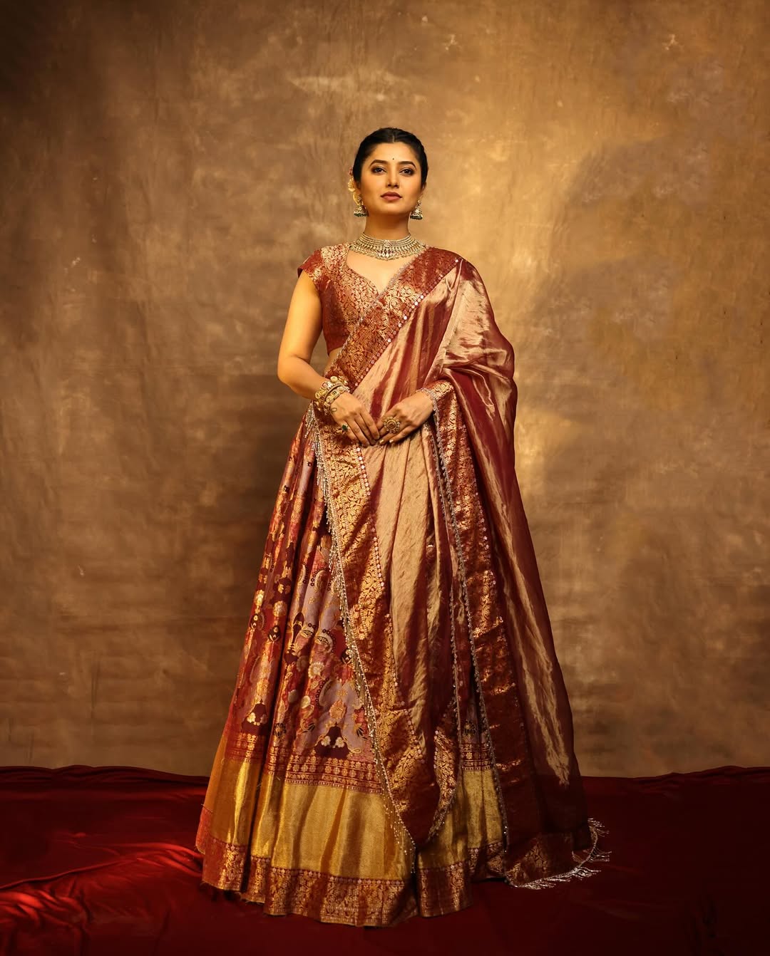 Prajakta Mali Lehenga Look