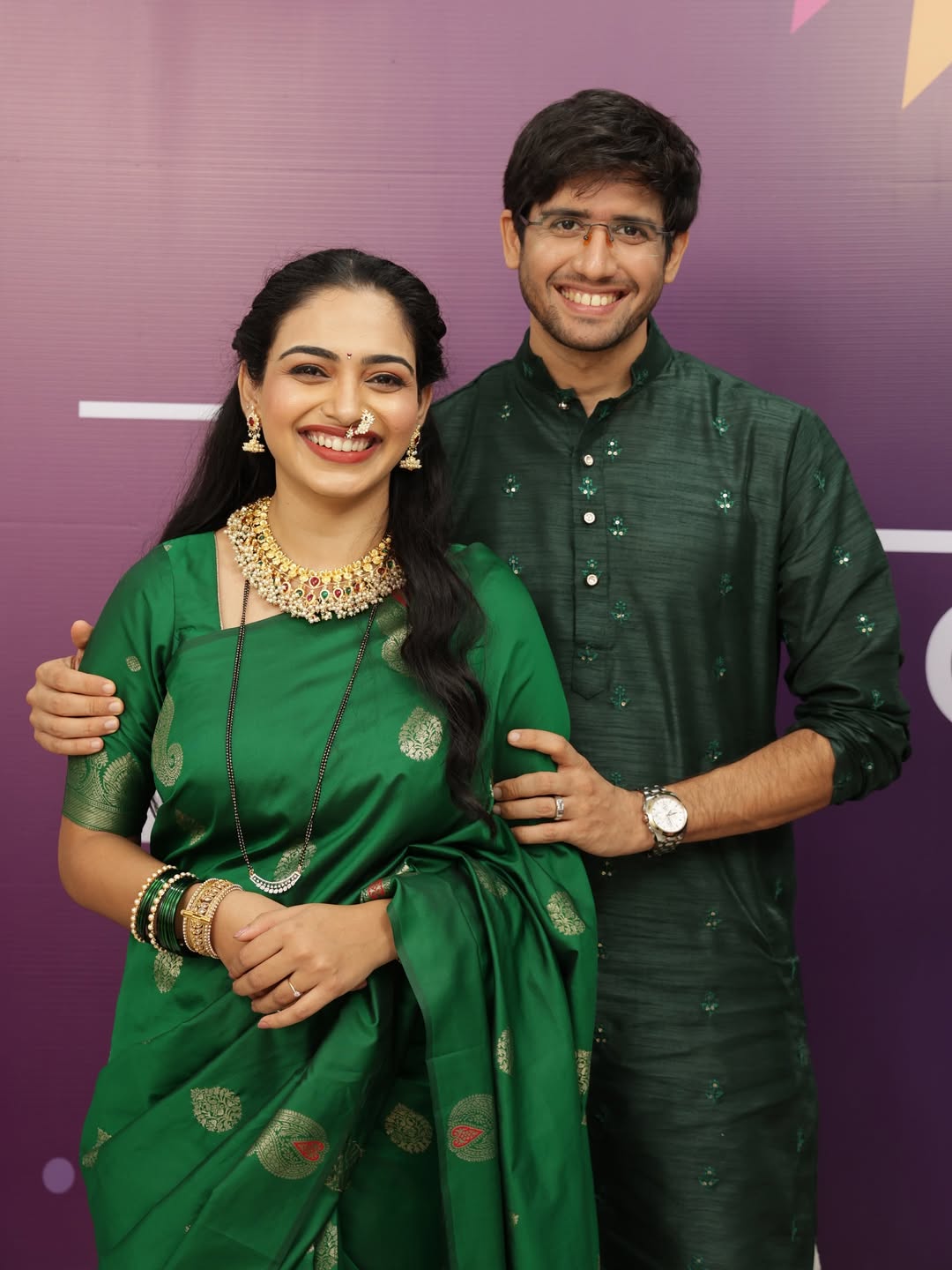 Pratiksha Shiwankar Neeraj Goswami Zee Marathi Awards 2025