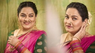 Purnima Talwalkar Pink Saree Look