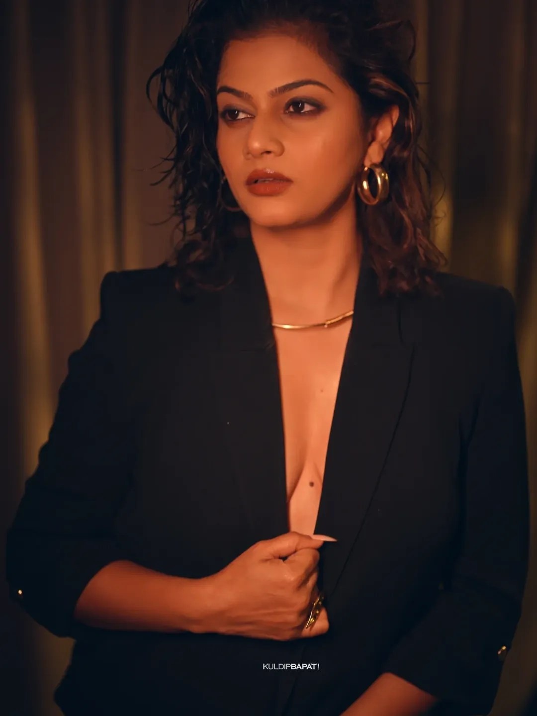 Purva Kaushik Bold Photoshoot Blazer Suit