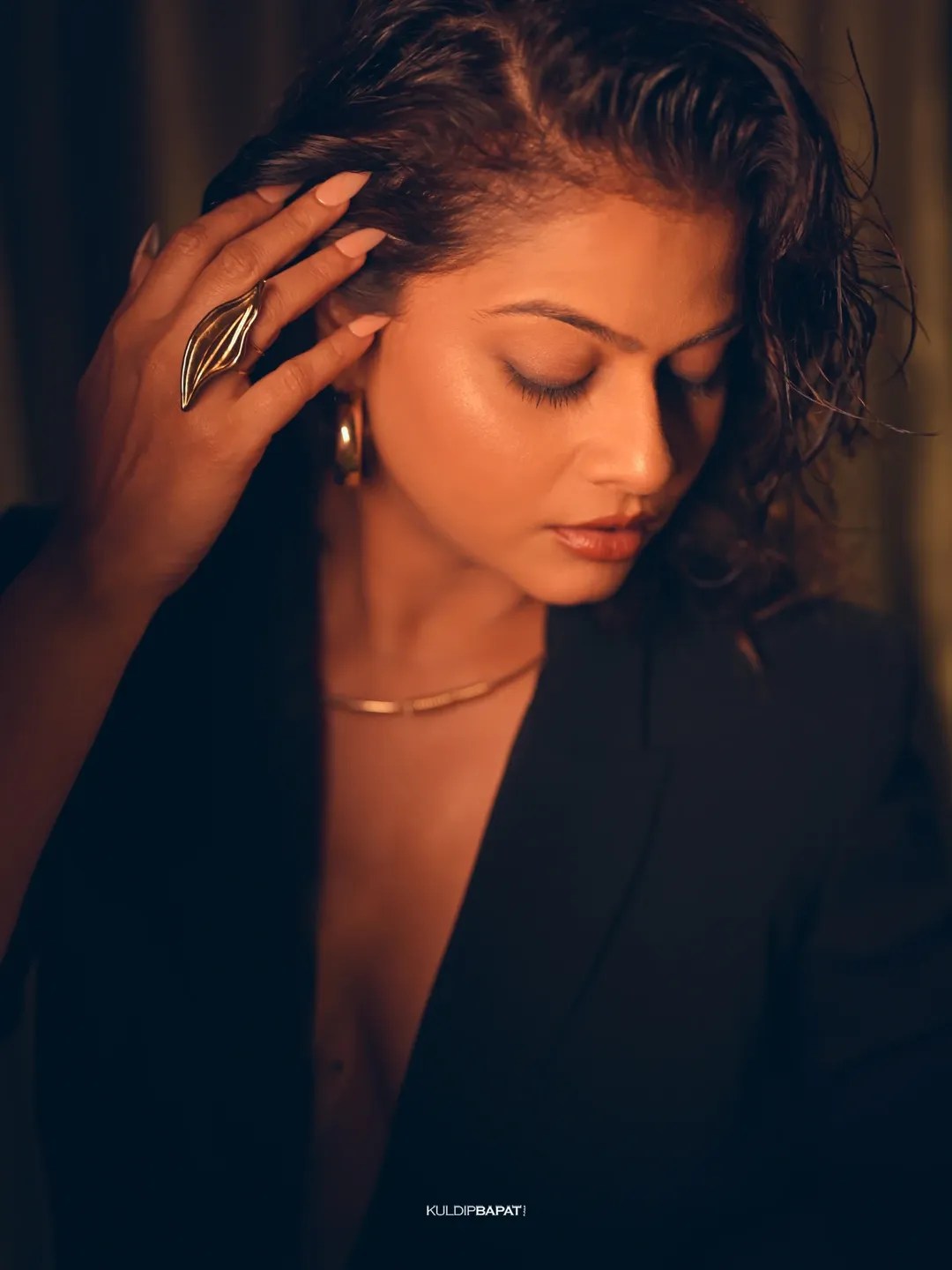 Purva Kaushik Bold Photoshoot Blazer Suit