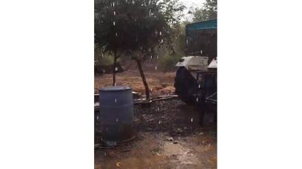 Rain on Lakshmi Puja day in Akola district