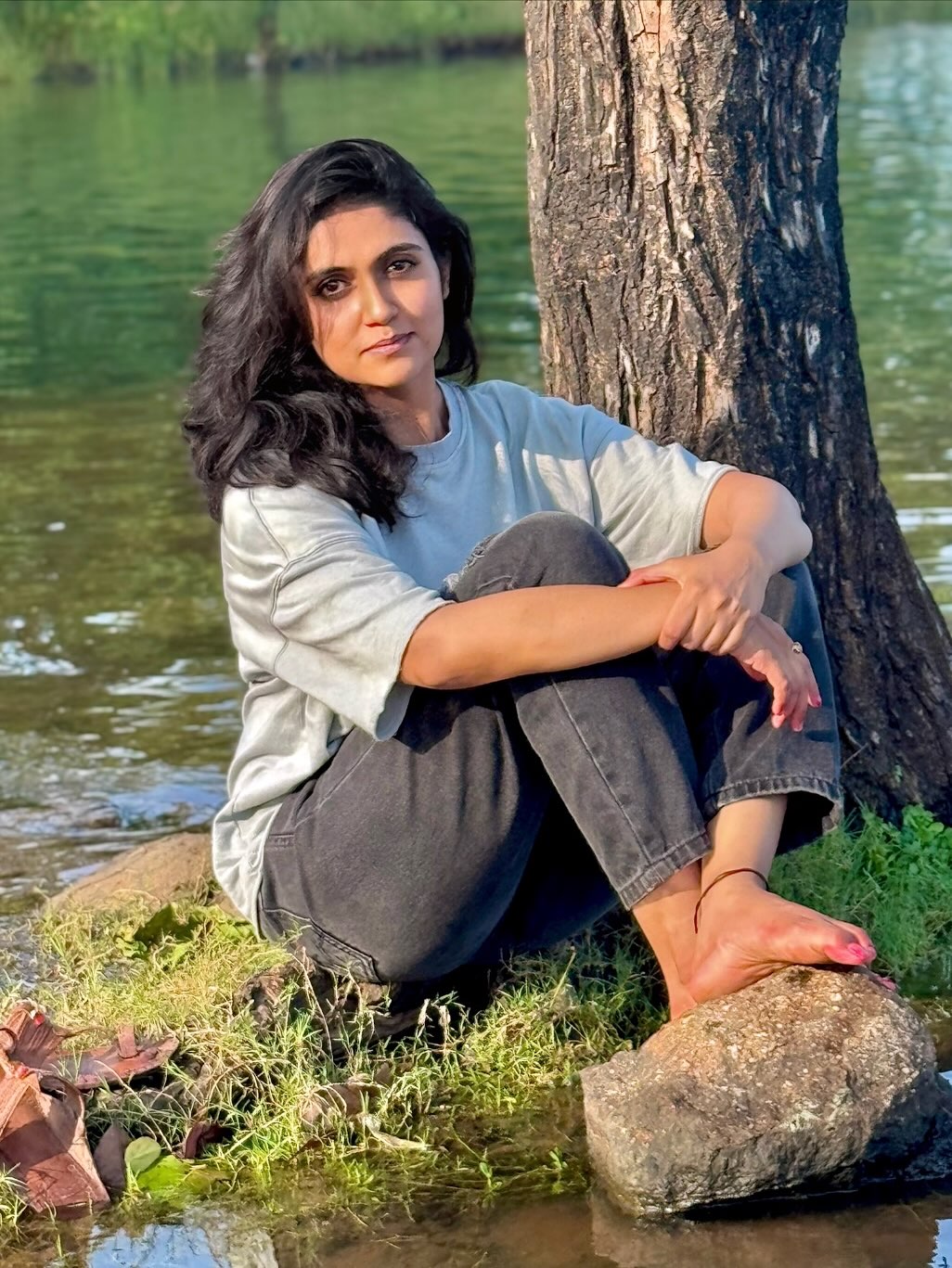 Rinku Rajguru Casual Photoshoot At Nature