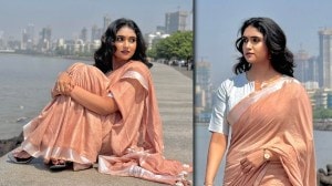 Photos: मुंबईच्या मरीन ड्राईव्ह परिसरात रिंकू राजगुरूचं साडी नेसून फोटोशूट