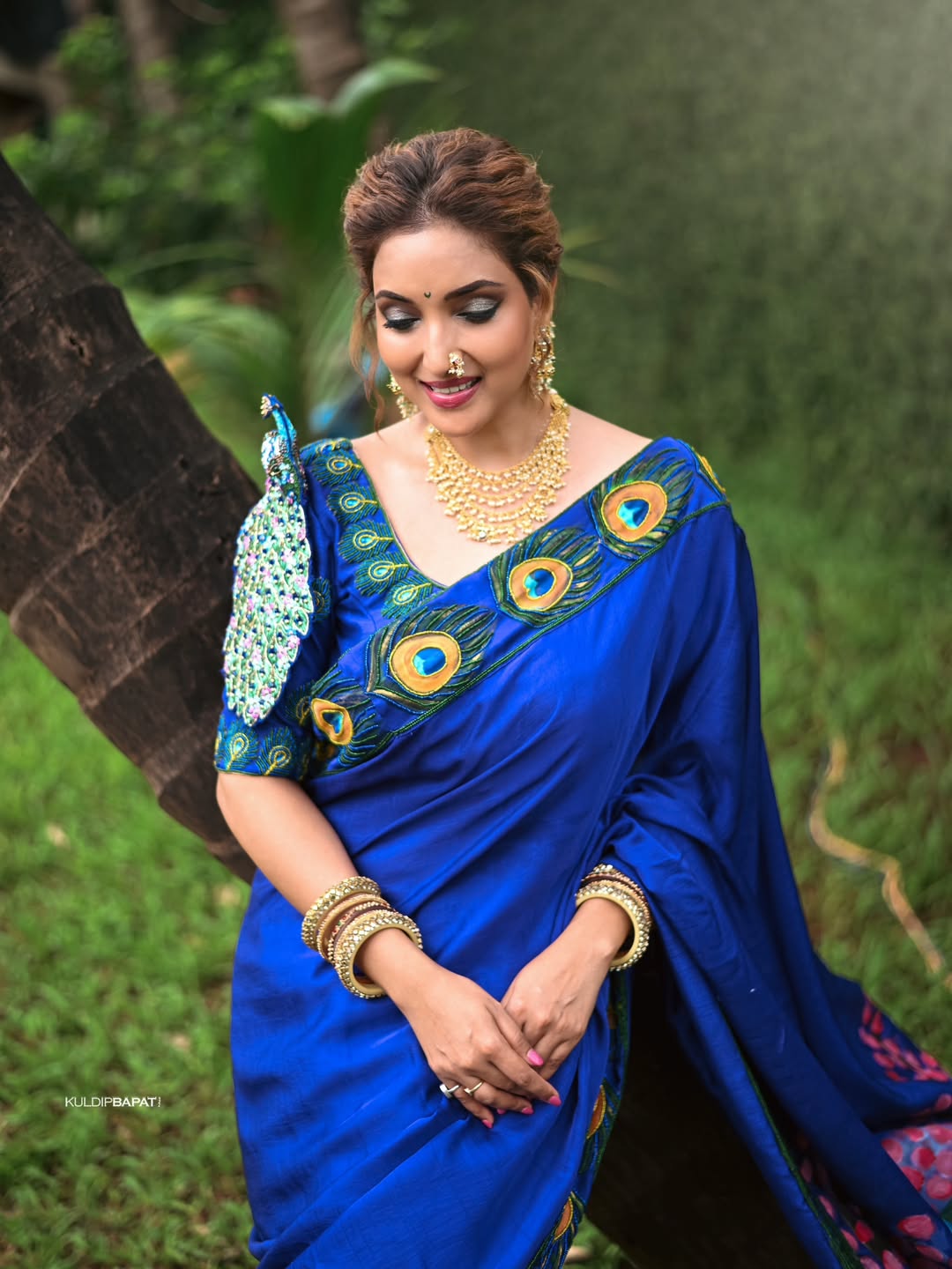 Rupali Bhosle Paithani Saree Look