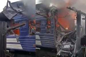 Russia Air Strike in Ukraine railway station