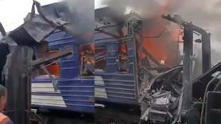 Russia Air Strike in Ukraine railway station