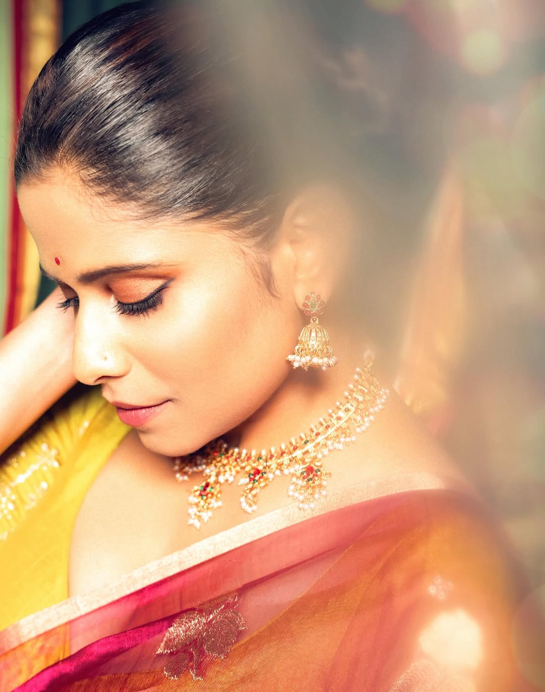 Sai Tamhankar Diwali 2025 Saree Look