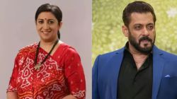 सलमान खानला वडील सलीम खान स्मृती इराणी यांच्यासमोर ओरडले होते; नेमकं काय घडलं होतं?