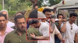 सलमान खानने पंकज धीर यांच्या मुलाचे केले सांत्वन, तर ‘या’ अभिनेत्याने दिला पार्थिवाला खांदा, VIDEO VIRAL