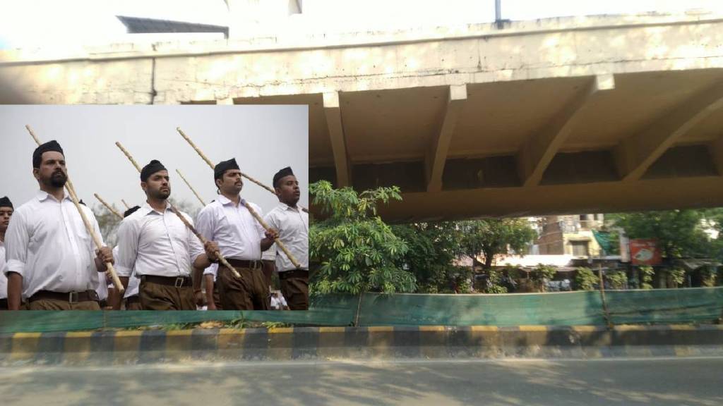 नागपुरातील ज्येष्ठ संघ स्वयंसेवक नितीन गडकरींवर नाराज... उड्डाणपुलाखाली वाहनतळामुळे...(छायाचित्र लोकसत्ता टीम)
