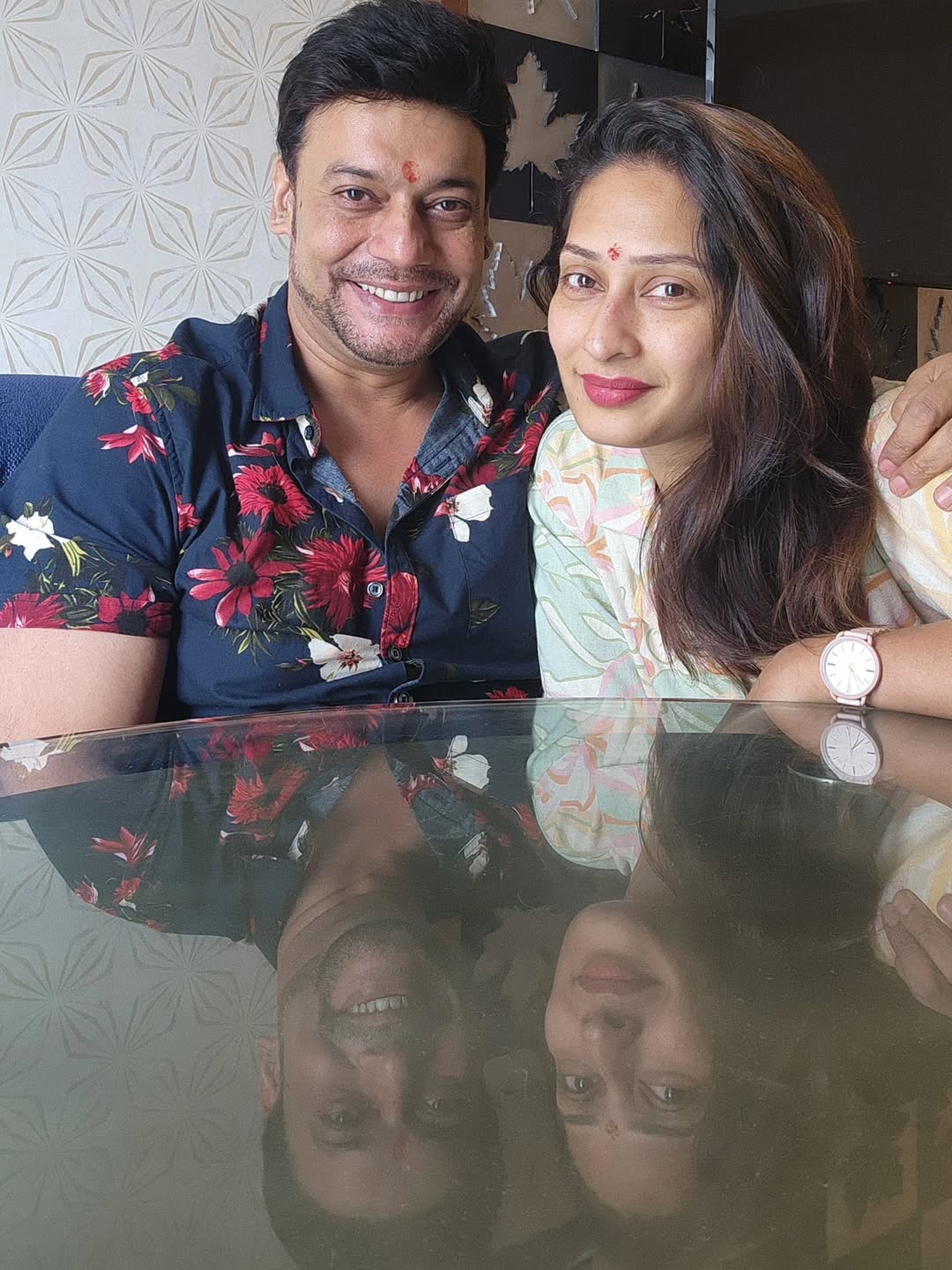 Shantanu Moghe Priya Marathe Candid Photos